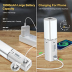 KLARUS CL2 Rechargeable Camping Lantern, 750LM 7 Light Modes Waterproof Foldable Tent Light with Power Supply for Emergency, Camping, Beach, Travel, Power Outages