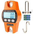 Digital Hanging Scale 660 LB 300 KG - Professional Heavy Duty Waterproof Fish Scale - Portable Durable Crane Scale for Luggage Weight Suitcase Hunting Farm Bike Bow Fish Weight Fishing Scale