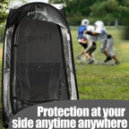 Sports Tent: Flycoop Portable Weather Pop Up Pod 1 Person to Provide Shelter from Wind Rain and Cold Weather Shelter for Outdoor Activities, Sports Events, Camping and Hiking