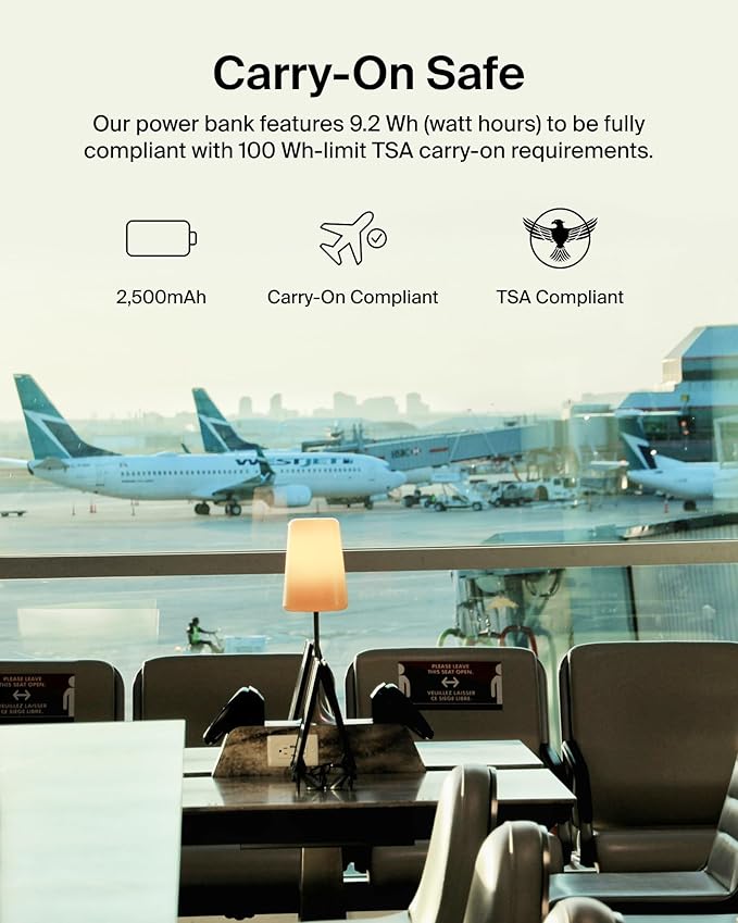 Belkin Portable Charger, MagSafe Charger Wireless Power Bank - 7.5W Wireless Charger - Portable Magnetic Battery Pack - iPhone 16, 15, 14, 13, Plus, Pro, Max, AirPods, Google Pixel 10, etc. - White