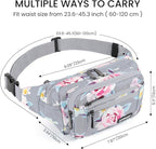 CXWMZY Fanny Packs For Women & Men Waist Pack Hip Bum Bag with Multi-Pockets Large Capacity Waterproof , for Disney Traveling Casual Cycling Running Hiking