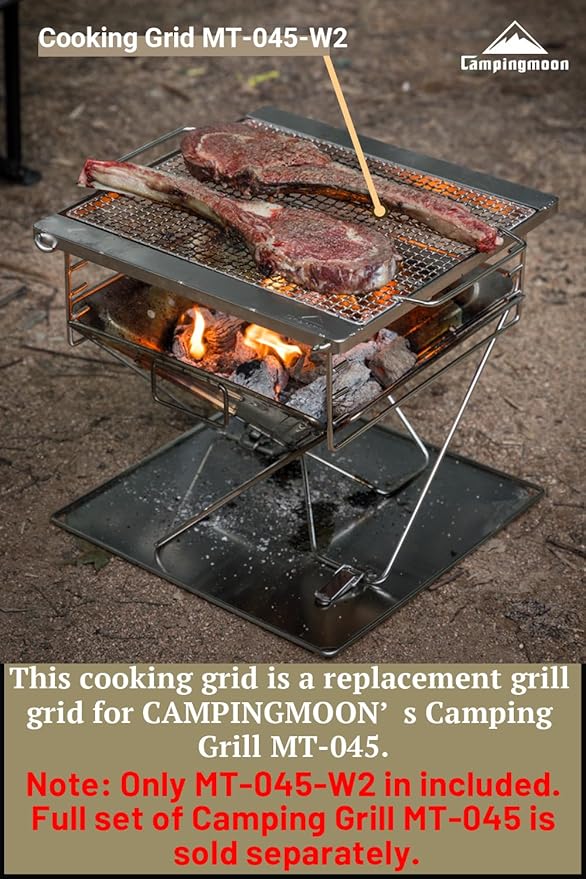 CAMPINGMOON Camping Cooking Grates for MT-045 (MT-045-W2)