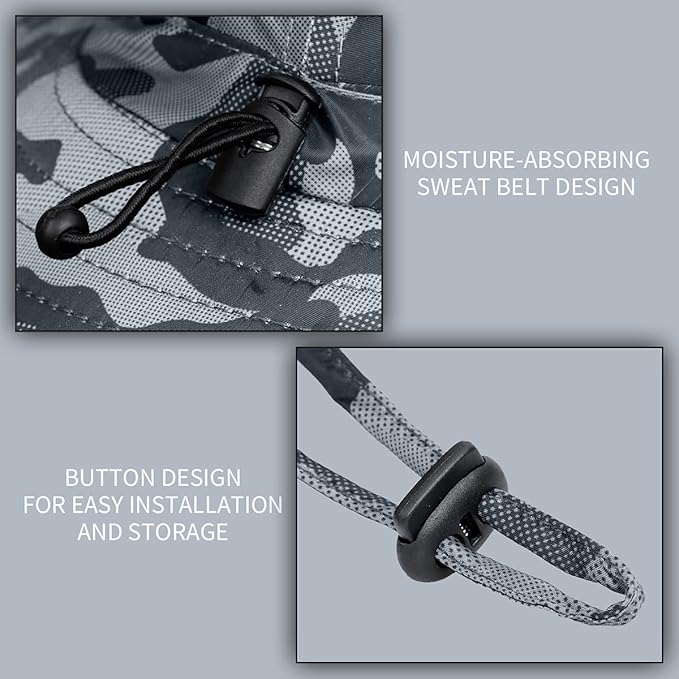 Sun Blocker Hats Outdoor Sun Protection Fishing Cap with Neck Flap Large Brim Outdoor Hat