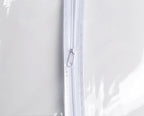 Handy Laundry Clear Vinyl Garment Bag - Protect Your Clothing While Traveling and Dust Free While Hanging in Your Closet. Ideal for Coats, Suits, Dresses or Gowns - Set of 2 (24 X 54 Inches)