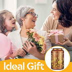 2 Pack Solar Lanterns Outdoor Waterproof, Hummingbird Garden Decor Gifts for Women Mom Grandma Hanging Solar Lights Metal Solar Decoration Outside for Yard, Patio, Lawn, Pathway