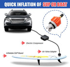 2Pack SUP Pump Adaptor, Universal Inflatable Boat SUP Pump Converter Air Valve Adapter