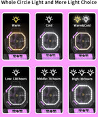 ADUST Camping Battery Operated Powered Fan with LED Lantern Light Portable 20000mAh Rechargeable Oscillating Fan with 360° Rotation Hanging Hook for Tents, Cordless USB Desk Fan(Pink)