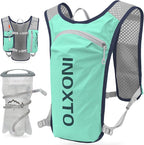 INOXTO Running Hydration Vest Backpack,Lightweight Insulated Pack with 1.5L Water Bladder Bag Daypack for Hiking Trail Running Cycling Race Marathon for Women Men