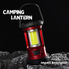 Rechargeable Camping Lanterns, 1500LM Camping Light with Phone Charger Compact Flashlights Torch, Portable Waterproof Hurricane Lanterns for Emergency, Outdoor, Power Outage