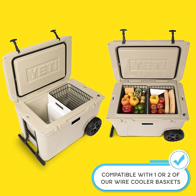 Ice Pack Divider for YETI Coolers - Four Sizes to Fit The YETI Tundra Haul, 35, 45, 65, Roadie 48, 60 - YETI Cooler Accessories - Freezable YETI Accessories