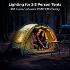 BougeRV Movable Area Light, Rechargeable Camping Lantern, 3200mAh Portable Camping Light, IP65 Waterproof, Camp Lamp for Tent, Emergency, Outdoor
