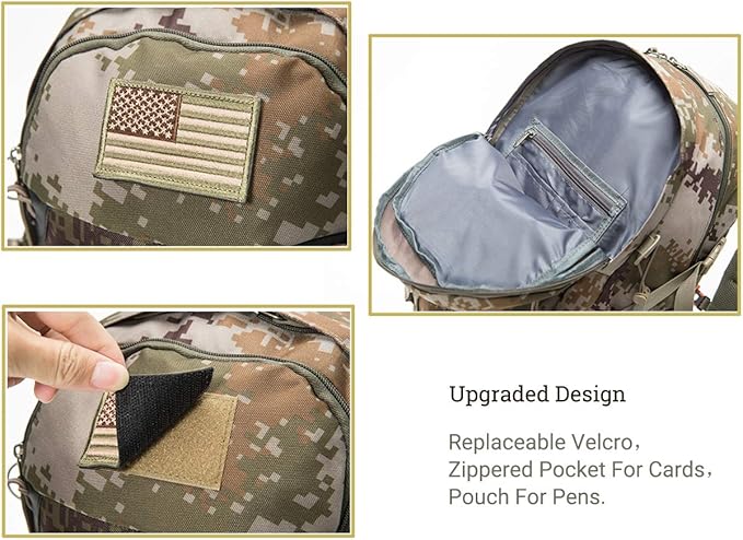 Diamond Candy Waterproof Hiking Backpack for Men and Women, Lightweight Day Pack for Travel Camping