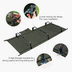 ONETIGRIS SUPRAGRIS Camping Cot, Support Up to 400lbs, Lightweight Comfortable Folding Bed for Camping, Hiking, Backpacking, Travel, Car Trips, Office Nap (Ranger Green)