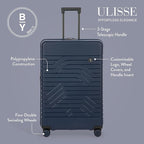 Bric's 30" Expandable Spinner Suitcase - Travel Luggage with TSA-Approved Lock and Hard Shell Exterior - B|Y Ulisse - Ocean Blue