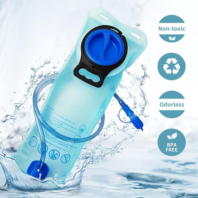 SUNRISING Tactical Molle Hydration Backpack with 3L Water Bladder - Lightweight Military Water Backpack for Hiking, Running, Cycling