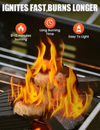 150pcs Fire Starter, Natural Tumbleweed Fire Starters for Campfires, Fireplace, Fire Pit, BBQ, Chimney, Pizza Oven, Pellet Stove & Wood, Charcoal Starter for Grill (150pcs)