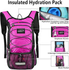 Insulated Hydration Pack Backpack with 3L BPA Free Leak-Proof Water Bladder, Keep Liquids Cool for Up to 5 Hours, Daypack for Hiking, Running, Cycling, Hunting, Climbing