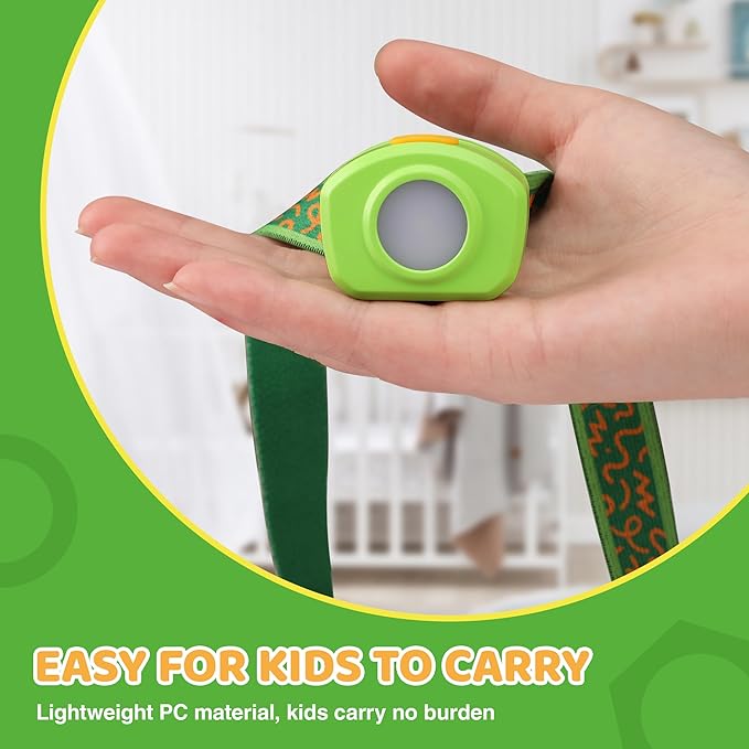 EverBrite LED Headlamp Rechargeable Kids Headlamp with RGB Mode and Adjustable Headband, 3 Modes Multicolor Headlamp for Camping, Reading, Exploring, Halloween, Christmas