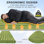 Self Inflating Sleeping Pad for Camping with Inflating Bag, Compact Lightweight Camping Mat, Outdoor Backpacking Hiking Traveling Airpad Camping Air Mattress