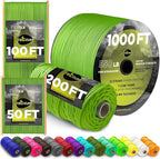 TECEUM 5/32" Paracord Rope 1000 – 1000ft / 200ft / 100ft / 50ft – Tactical Parachute Cord 4mm – 45+ Colors – Nylon String for Survival & Camping Gear – Stripe Cord for Survival – Utility Rope