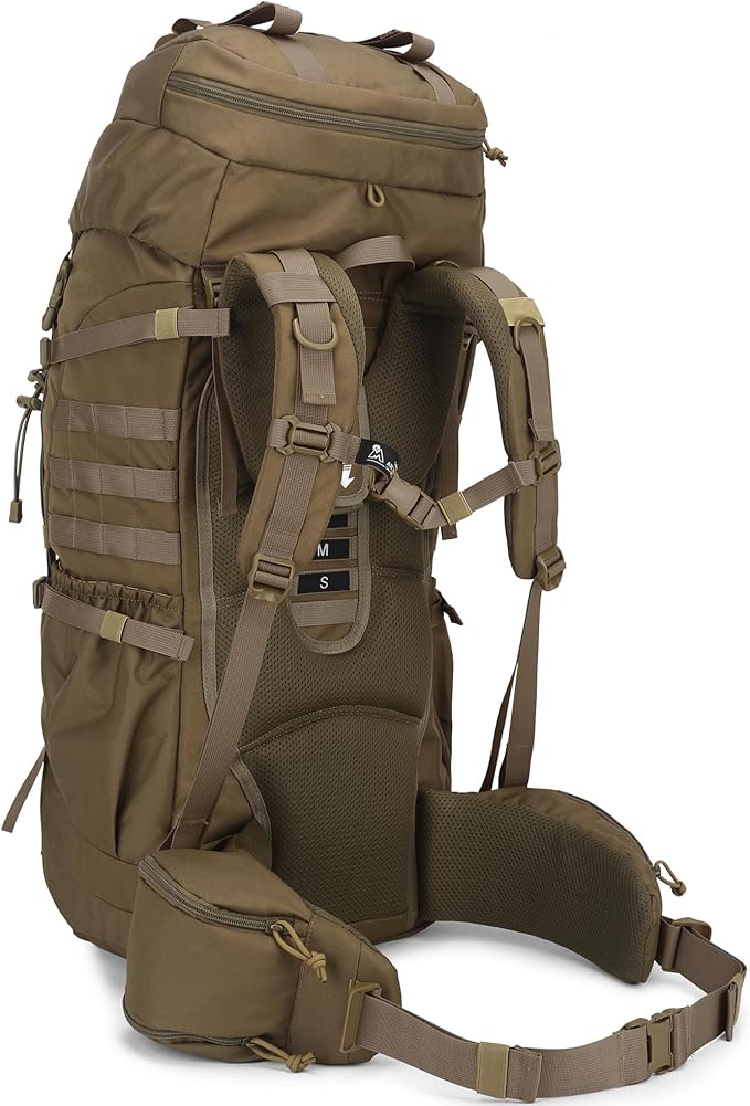 Mardingtop 70L Internal Frame Backpack for Camping,Hiking,Travel,Tactical Backpack with Rain Cover