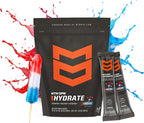 MTN OPS Hydrate Electrolytes Powder Drink Mix, 20 Single Serving On-The-Go Electrolyte Packs with Over 1000mg of Electrolytes per Serving, Liberty Pop