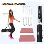 EAGLE PEAK Flex Ultra Compact 4x4 Pop-up Canopy, Sun Shelter, Changing Room, Portable Privacy Canopy Cabana for Pool, Fashion Photoshoots, or Camping, Pink