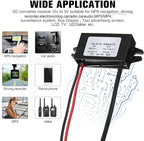 Weewooday 8 Pieces 12v to 5v Dc Converter Buck Module USB Output Power Adapter Dc Car Power Converter Regulator