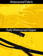 baleaf Men's Rain Jacket Waterproof Windbreaker Raincoat Running Cycling Hiking Gear Hood Lightweight Reflective Packable