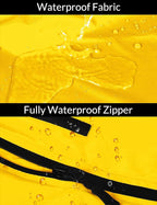 baleaf Men's Rain Jacket Waterproof Windbreaker Raincoat Running Cycling Hiking Gear Hood Lightweight Reflective Packable