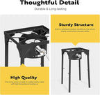 VIVOHOME 100,000 BTU Single Burner Propane Gas Stove, Portable Outdoor Camping Stove with Adjustable Legs, High-Power Cooking Stove for Camping, Backpacking, Backyard, Tailgating