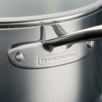 Tramontina Tri-Ply Clad Stainless Steel 6-Quart Saute Pan with Glass Lid, Induction-Ready Cooking Pan, Dishwasher-Safe, NSF-Certified, Made in Brazil