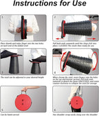 Deer's Life Square Portable Folding Stool, Upgrade Full Color Collapsible Stools for Adults Heavy Duty 485lbs Yet Small Lightweight Telescoping Retractable Camping Stool