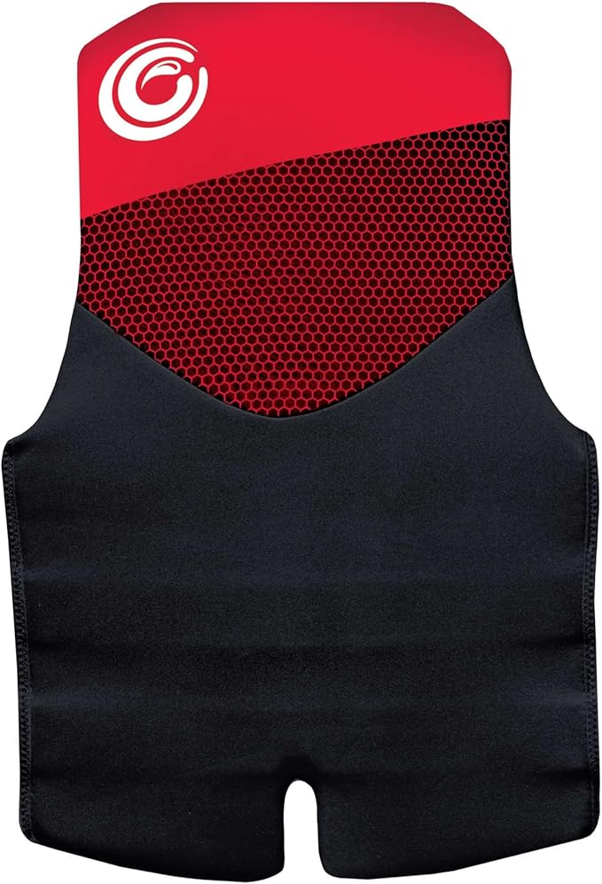 WOW Sports Life Jacket, US Coast Guard Approved Life Vest For Fishing, Kyaking, & Boating PFD, Red - Small/Medium