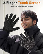 RIGWARL Touchscreen Gloves for Running Bike Anti-Slip Warm Gloves for Cycling Sports Biking Hiking Driving Walking