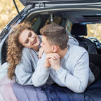 zzlamb Camping Blanket, Outdoor Lightweight Travel Blanket Puffy Portable Down Alternative, Windproof Warm Cloak with Snaps, Cozy Quilt Backpacking Picnic RV Plane Car Hammock Beach Climbing