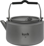 Kuvik Titanium Kettle 1.0L (33.8 oz) - Ultralight and Compact Kettle for Backpacking, Camping, and Home