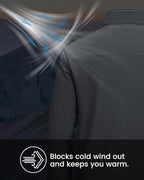 MAGCOMSEN Men's Fleece Lined Softshell Jacket Waterproof Windbreaker Rain Jacket for Tactical Hiking