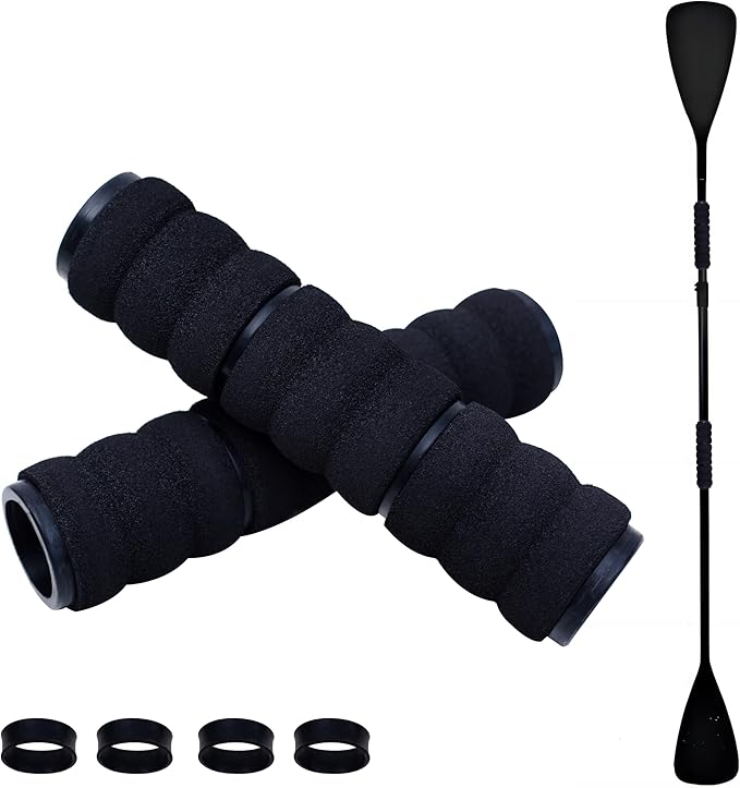 Kayak-Paddle-Grips-2-Pack - No-Slip Oar-Grip for Take-Apart Paddles,Blister Prevention Kayaking Accessories(Diameter 30mm/1.18 inches)