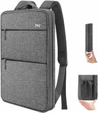 ZINZ Slim & Expandable Laptop Backpack 15 15.6 16 Inch Case, Water Resistant Travel Backpack Compatible with MacBook Pro/Neo 16" 15", Dell XPS 15 16 and Most 15" 15.6" 16" Notebooks，D01G02