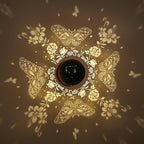 Solar Lanterns Outdoor Waterproof Garden Decor Mothers Day Gifts for Mom Women Birthday Gifts Ideas Metal Bird Decorative LED for Patio Pathway Landscape Walkway Terrace Balcony Lawn Yard (Butterfly)