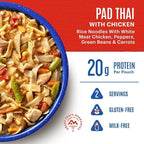 Mountain House Pad Thai with Chicken Freeze Dried Backpacking & Camping Food 6-Pack Gluten-Free