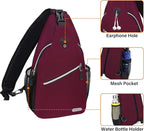 MOSISO Sling Backpack, Multipurpose Crossbody Shoulder Bag Travel Hiking Daypack