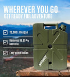 Lifesaver Jerrycan Water Purifier - Military Spec, Heavy Duty Water Purifier for Overlanding, Camping, Hiking, Emergency Preparedness and Survival Kit