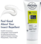 Proven Insect Repellent Lotion - Keep Mosquitoes, Ticks and Flies Off, DEET Alternative Repellent, Up to 14-Hour Protection, Great for Outdoor Camping and Hiking, 6 oz, Odorless Lotion, 2 Pack