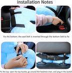FHSGGP Travel Pillow Car Pillow Kid Car Sleeping The Sleeping Aid for Adults and Kids on Road Trips Kids Travel Pillow Emerald Green