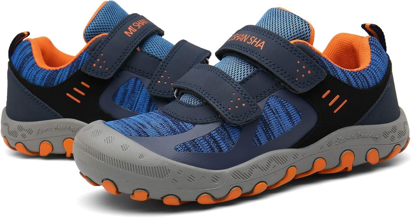Mishansha Boy's Girl's Hiking Shoes Low Top Sneakers Outdoor Trekking Walking Climbing Running Shoes