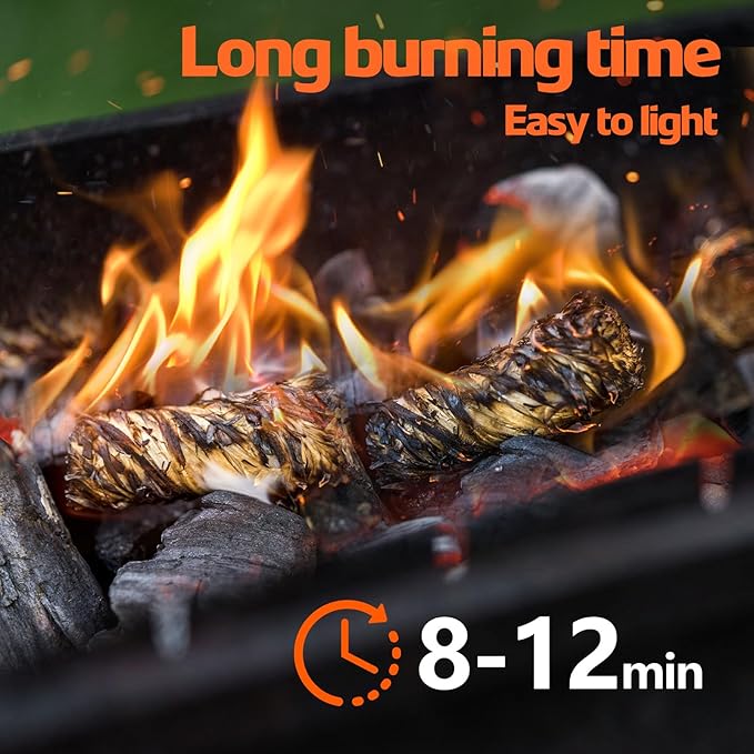 1296PCS(72PCS*18Pack) Fire Starters for Campfires Grill BBQ Camping Fireplace Fire Pit,Quick Light Wood Charcoal Fire Starter, Waterproof-Natural Fire Starters Camping Fire Starter Charcoal Starters