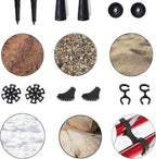 ThreeH Walking Sticks Lightweight Trekking Poles T Anti-Slip Handle Design Adjustable Walking Cane for Travel Hiking Climbing Senior Men Women