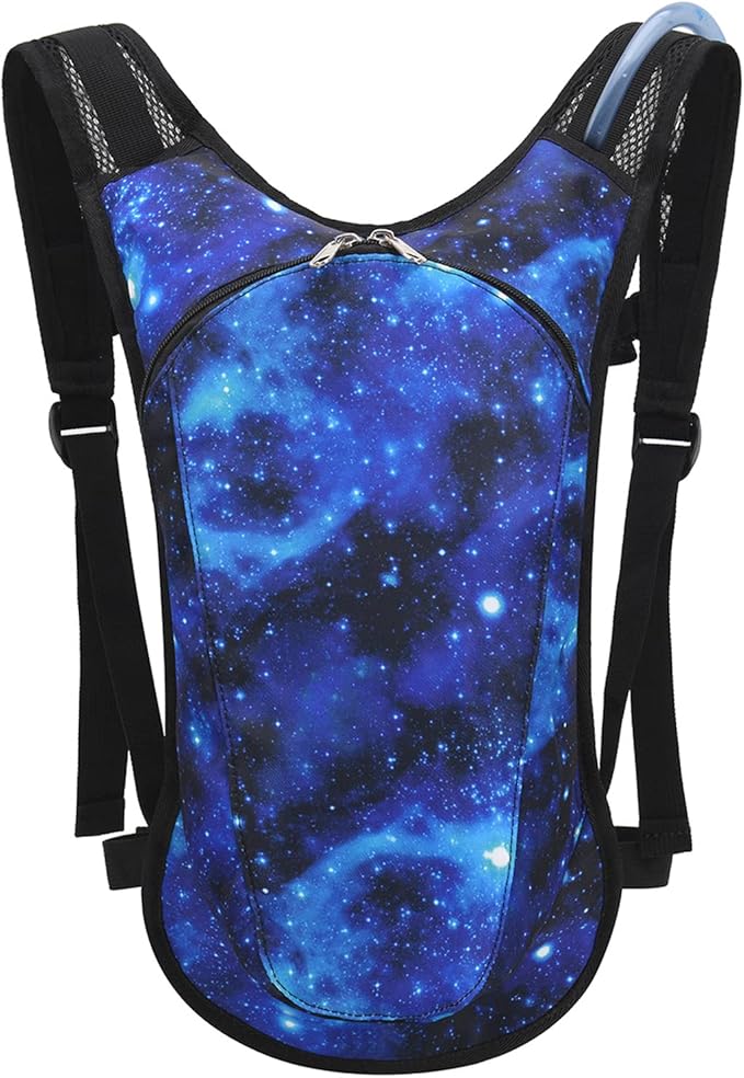 Roptat Hydration Backpack Pack with 2L Hydration Bladder - Lightweight Water Backpack Water Pouch for Women Men Running Riding Biking Music Festival